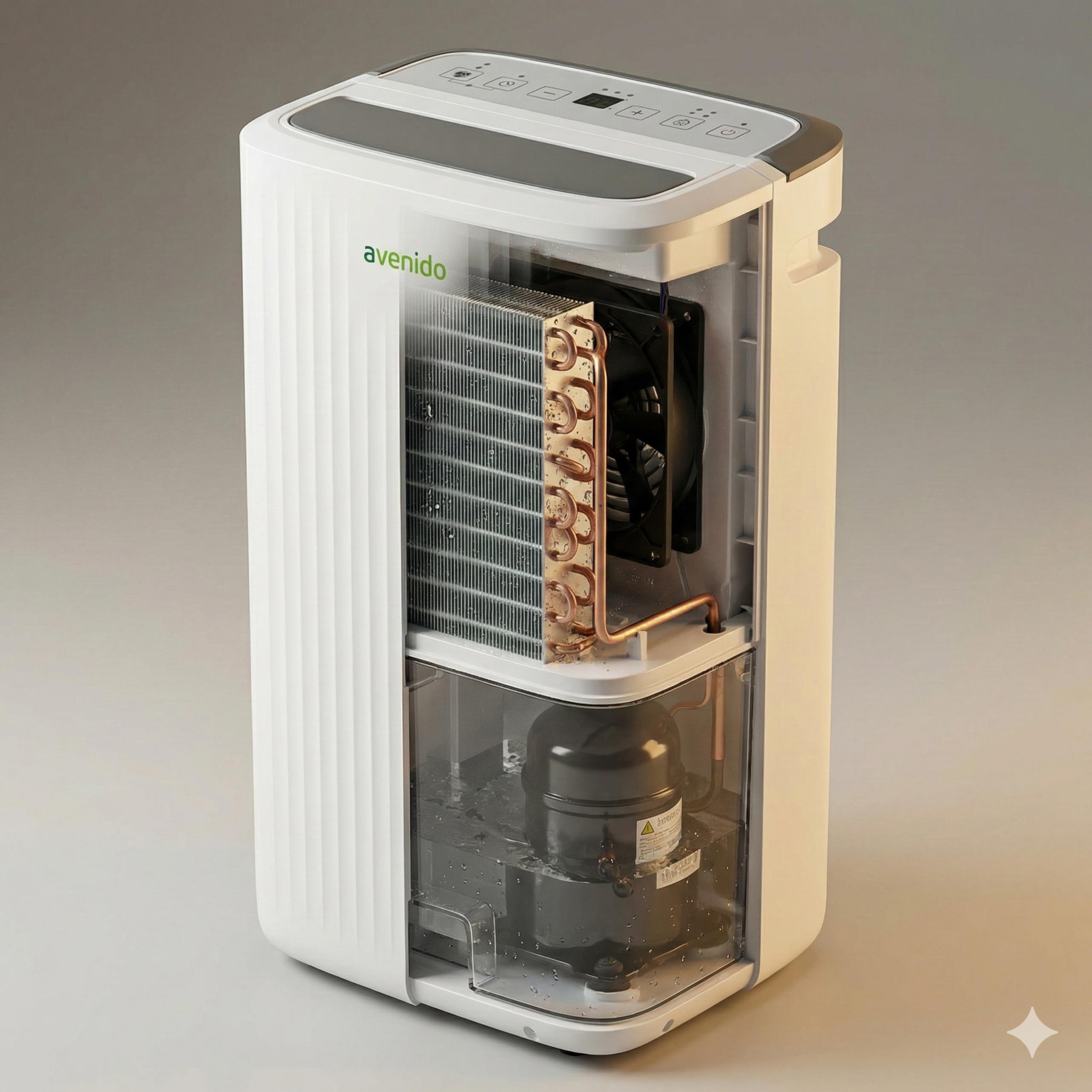 Osuszacz kompresorowy vs adsorpcyjny Dlaczego Avenido AV7865 to najbardziej opłacalny wybór dla Twojego domu?