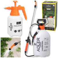 Zestaw opryskiwaczy ciśnieniowych 5L i 1L, regulacja strumienia, zawór bezpieczeństwa Adler AD 6806 AD 6811