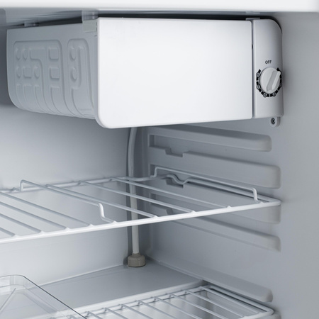 Lodówka podblatowa hotelowa pojemność 58L chłodziarka i zamrażarka czarna Adler AD 8097b