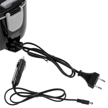 Lunchbox pojemnik podgrzewany na żywność 1L torba termiczna 2 komory Adler AD 4521