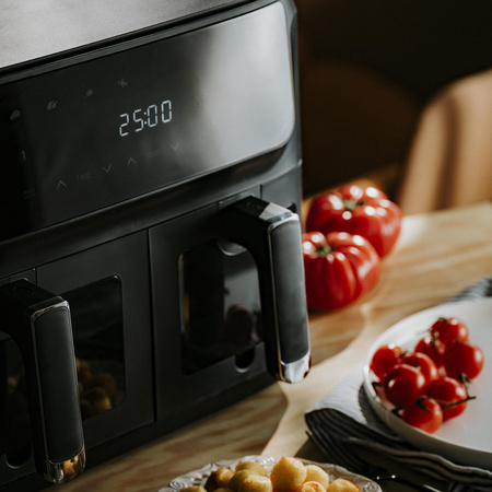 Frytkownica beztłuszczowa 11L, 2 kosze, Air Fryer 2700W, 8 programów Adler AD 6324