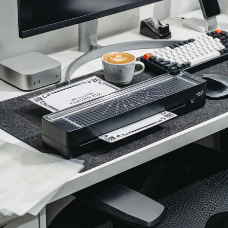 Laminator A3 i A4 z trymerem, 170W, szybkie nagrzewanie Adler AD 1042b