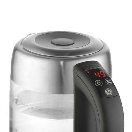 Szklany Czajnik Elektryczny Adler z Regulacją Temperatury, 1,7 L - AD 1247