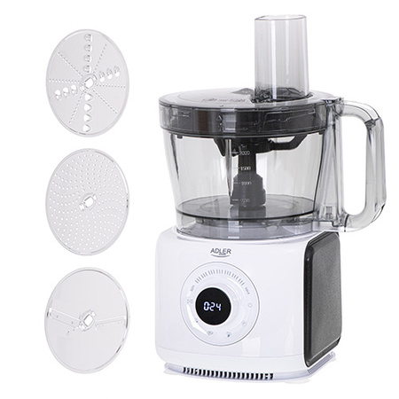 Robot Kuchenny LCD 12w1 z Mikserem i Wysoką Efektywnością, Adler AD 4224