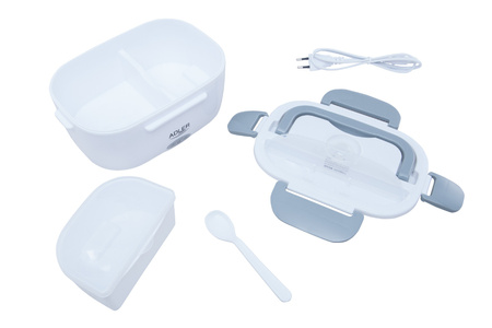 Pojemnik na żywność podgrzewany lunchbox 1.1L, dwukomorowy, 50°C, zasilany sieciowo Adler AD 4474
