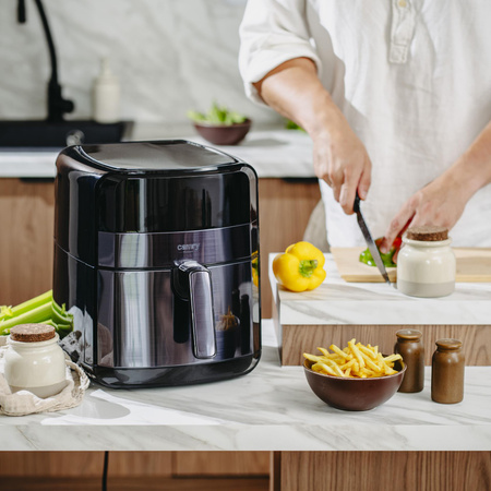 Frytkownica beztłuszczowa, piekarnik Air Fryer, 5L, LED, 2500W, programy, Camry CR 6311b