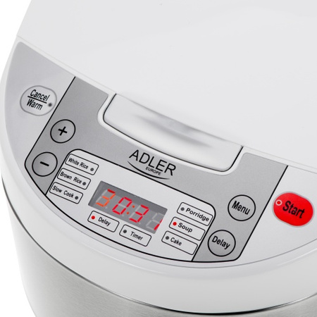 Multicooker z 6 funkcjami gotowania, opóźnionym startem, 3,5L Adler AD 6420 AD6420