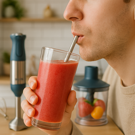 Blender ręczny 1800W, 20 prędkości, 5 końcówek, funkcja Turbo Adler AD 4627