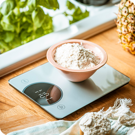 Waga kuchenna elektroniczna 10 kg, 1 g, wyświetlacz LED, hartowane szkło Adler AD 3173