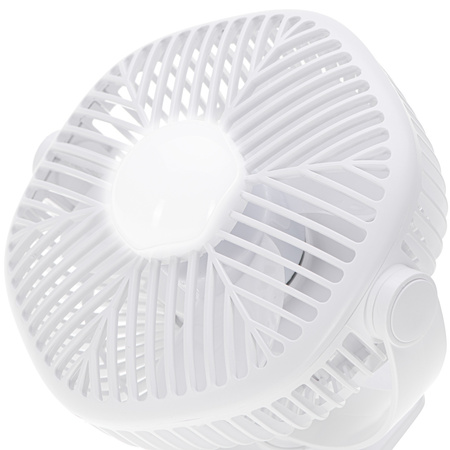 Wentylator akumulatorowy z oświetleniem LED i klipsem Adler AD 7335 AD7335