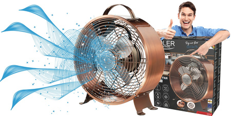 Wentylator Loftowy 17,5cm z Regulacją Prędkości 6,6" - Adler, AD 7324