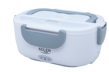 Pojemnik na żywność podgrzewany lunchbox 1.1L, dwukomorowy, 50°C, zasilany sieciowo Adler AD 4474