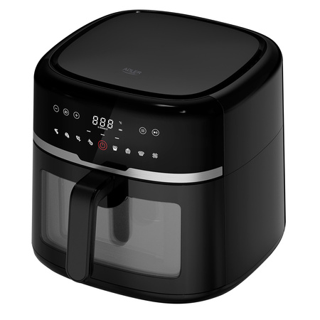 Frytkownica beztłuszczowa 8L, Air Fryer 2500W, 9 programów, dotyk LED Adler AD 6318