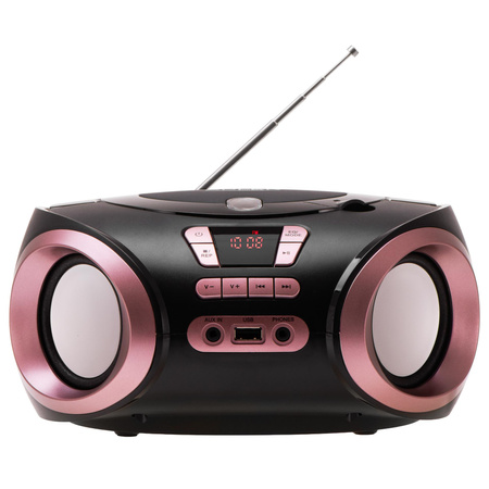Radio boombox CD MP3, FM, USB, AUX, przenośny Adler AD 1181 BC