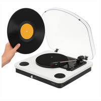 Gramofon Bluetooth, USB, Nagrywanie, 3 prędkości - Adler AD 1914w