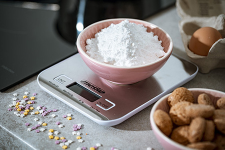 Biała Waga Kuchenna Inox Mesko MS 3169