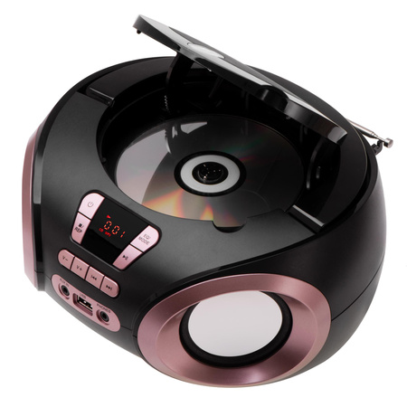 Radio boombox CD MP3, FM, USB, AUX, przenośny Adler AD 1181 BC