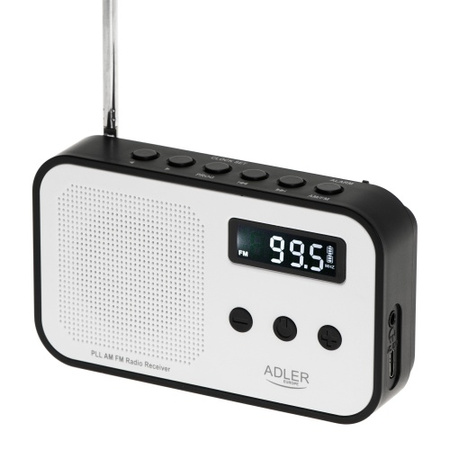 Radio kuchenne cyfrowe PLL AM / FM Adler AD 1907