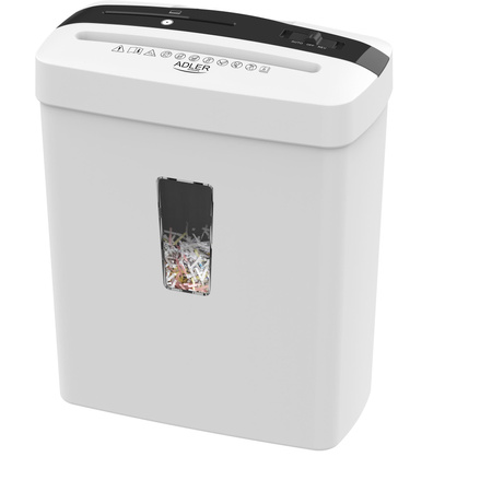 Niszczarka do dokumentów 200W biała Adler AD1037