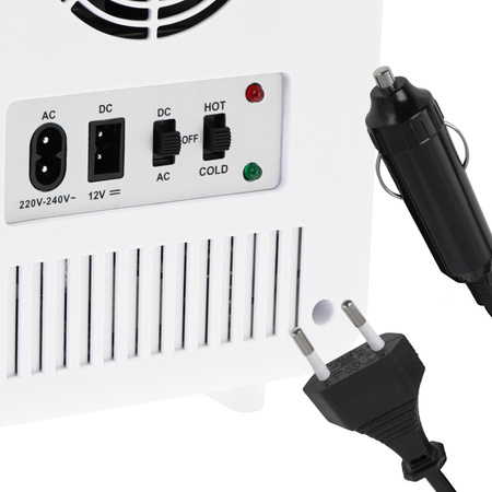 Lodówka turystyczna mini 4L, chłodzi, grzeje, 12V 230V Adler AD 8084w