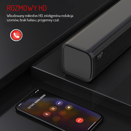 Soundbar z Budzikiem Adler AD 1191 - Kompaktowy, Nowoczesny Głośnik AUDIO