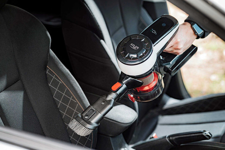 Odkurzacz bezprzewodowy pionowy ręczny 3w1 bezworkowy cyklonowy z elektroszczotką Adler AD 7048