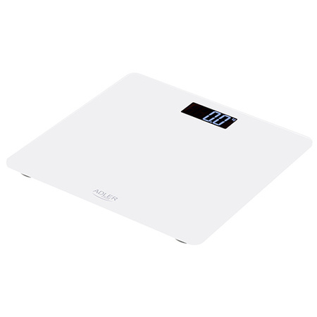 Waga łazienkowa elektroniczna 150 kg, szkło hartowane, podświetlany LCD Adler AD 8157