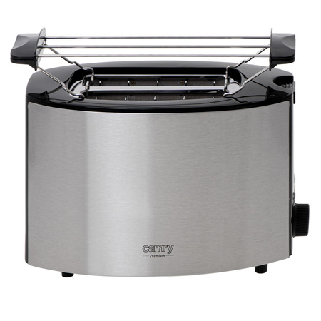 Toster 1000W na 2 kromki, ruszt, funkcja rozmrażania i podgrzewania Camry CR 3215