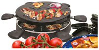 Grill elektryczny Raclette 1200W z patelenkami i powłoką nieprzywierającą – Camry CR 6606