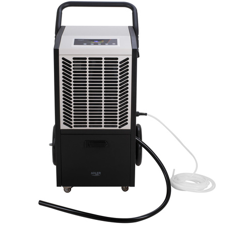 Przemysłowy osuszacz powietrza 50L/24h, 300 m³/h, pompa, LED Adler AD 7864