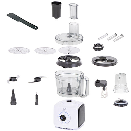Robot Kuchenny LCD 12w1 z Mikserem i Wysoką Efektywnością, Adler AD 4224