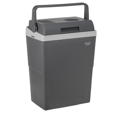 Mini lodówka turystyczna 22L, podwójne zasilanie, ergonomiczna, energooszczędna, Adler AD 8094