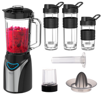 Blender kielichowy 1,2L z 3 bidonami, wyciskarką, wkładem chłodzącym Camry CR 4086