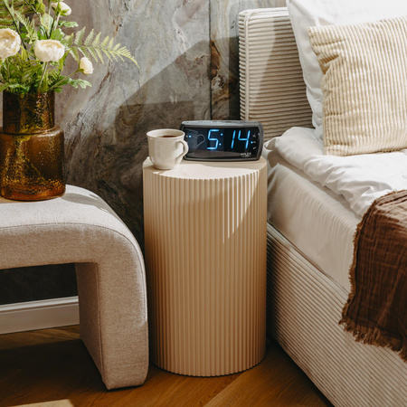 Radiobudzik LED cyfrowy, radio AM/FM, podwójny alarm, drzemka Adler AD 1121 S