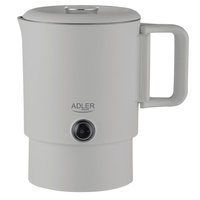 Czajnik turystyczny 0.8L, składany, podwójne ścianki, płaska grzałka Adler AD 1388