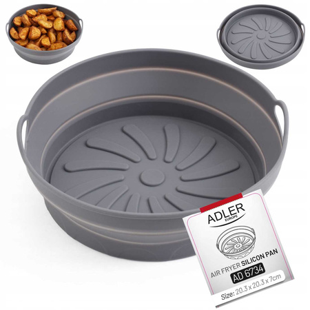 TACKA SILIKONOWA DO FRYTKOWNICY AIRFRYER ADLER | 2xAD6734