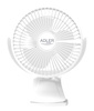 Wentylator biurkowy z klipsem 2w1 Adler AD7342 biały