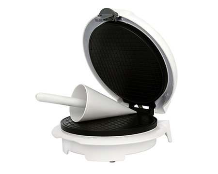 Wypiekacz do wafli 18 cm z regulacją temperatury, powłoką nieprzywierającą – Camry CR 3082