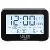 Radiobudzik Cyfrowy Czarny z Bateriami, Kompaktowy 7.5 cm, Adler AD 1196
