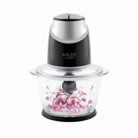 Rozdrabniacz kuchenny, szklana misa 1,2L, 4 ostrza, 550W – Adler AD 4082