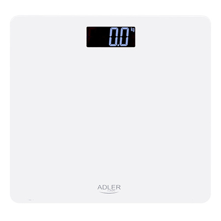 Waga łazienkowa elektroniczna 150 kg, szkło hartowane, podświetlany LCD Adler AD 8157
