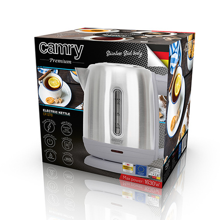 Czajnik metalowy Camry 1,2L, ergonomiczny uchwyt, szybkie nagrzewanie | Model: CR 1278