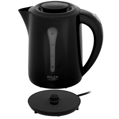 Czajnik elektryczny plastikowy 2.5L, 2200W, płaska grzałka, filtr Adler AD 1244