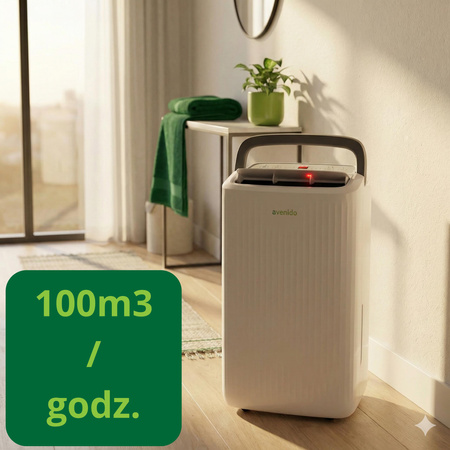 Osuszacz powietrza pochłaniacz wilgoci z WiFi 10L/24h do 60m3 timer 4 tryby osuszania avenido AV7865