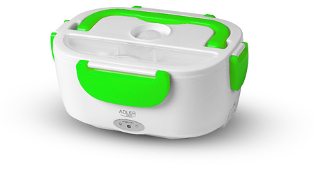 Pojemnik podgrzewany do żywności, zielony, przenośny, Adler SKU AD 4474