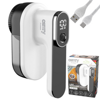 Golarka do tkanin USB, 3 prędkości, 120 min pracy, 6.5 cm, wyświetlacz LED Camry CR 9620