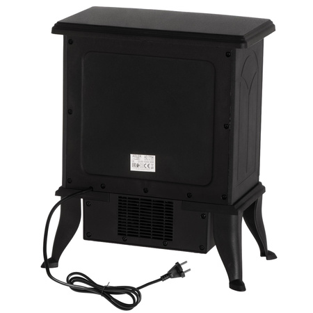 Kominek elektryczny z efektem płomienia, grzejnik elektryczny 1800W, wolnostojący Adler AD 7754