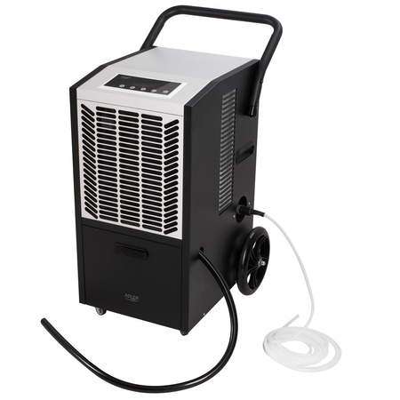 Przemysłowy osuszacz powietrza 50L/24h, 300 m³/h, pompa, LED Adler AD 7864