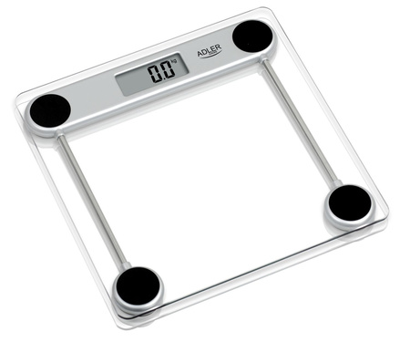 Waga Łazienkowa Cyfrowa z Platformą Szklaną i Maksymalnym Obciążeniem 180kg, Adler AD 8121