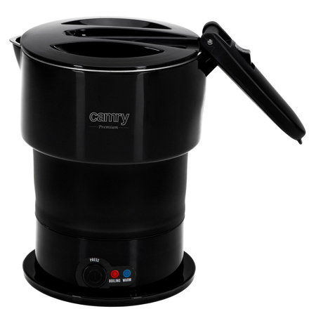 Czajnik elektryczny, turystyczny, składany 0,6L 600W, podróżny Camry CR1378 CR 1378
